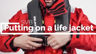 How to put a life jacket on correctly  SVB [upl. by Obellia]