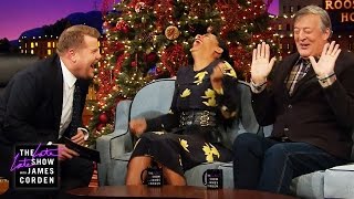 Stephen Fry amp Tracee Ellis Ross Talk Celibacy [upl. by Chaves]