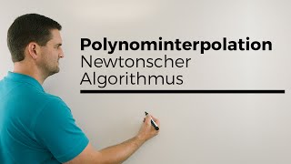 Polynominterpolation Newtonscher Algorithmus Funktionsgleichung bestimmen  Daniel Jung [upl. by Guevara320]