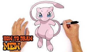 How to Draw Pokemon  Mew [upl. by Cicily]