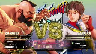 Street Fighter V CE  Zangief arcade mode SF Alpha route [upl. by Edecrem]