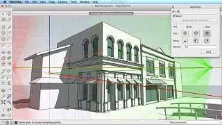 SketchUp Training Series Match Photo part 1 [upl. by Norvall]