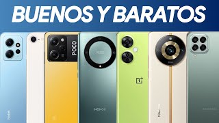 Los 11 MEJORES móviles buenos y baratos  TOP Celulares 2024 [upl. by Jehiah]