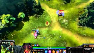 Dota 2 Invoker Meteor Combo Tutorial [upl. by Rahas]