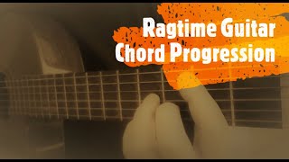 Ragtime guitar chord progression [upl. by Given]