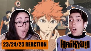 KARASUNO VS AOBA JOHSAI  HAIKYUU Reaction 2x232425  Season Finale [upl. by Thordia]