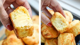 Keto Biscuits JUST 5 INGREDIENTS  Buttery Almond Flour Biscuits For Keto [upl. by Orren]