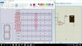 How I design 7 Segment circuit in Proteus [upl. by Cirilla]