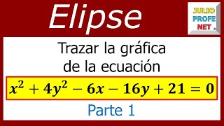 Elipse  Ej 1 Parte 1 de 2 [upl. by Eihpos]