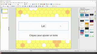 Créer un diaporama avec Libre office Impress [upl. by Cochard953]