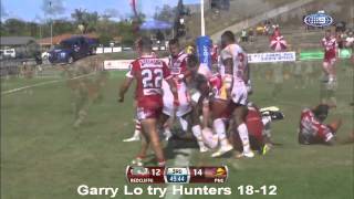 REDCLIFFE DOLPHINS VS PNG HUNTERS RD 1 INTRUST SUPER CUP 2014 [upl. by Deragon]