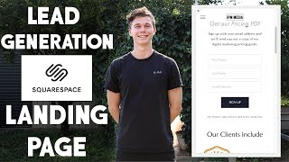 Advanced Squarespace Landing Page Tutorial for Lead Generation [upl. by Ahselyt]