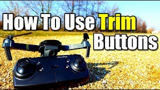 How To Fly a Drone For Beginners First Tip How To Use Trim Buttons With Eachine E58 Quadcopter [upl. by Artsa]