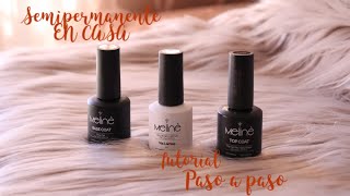 COMO HACER ESMALTE SEMI PERMANENTE  TUTORIAL PARA PRINCIPIANTES PASO A PASO [upl. by Alimhaj]