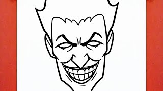 HOW TO DRAW THE JOKER [upl. by Fachan]