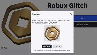 Roblox MESSED UP Robux Glitch [upl. by Donavon]