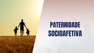 Paternidade socioafetiva [upl. by Lanni921]