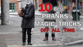 TOP 10 PRANKS amp Magic tricks OF ALL TIME  Julien Magic [upl. by Bethesde710]