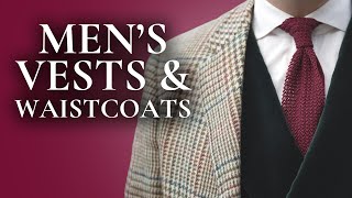 Mens Waistcoats amp Vests  What They Are amp How to Wear Them [upl. by Gnaht443]