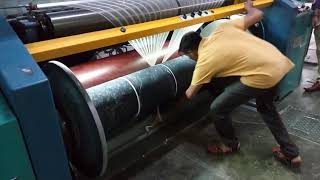 Yarn Warping in Textile Mill [upl. by Ijies875]