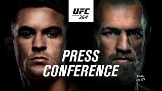 UFC 264 Prefight Press Conference  Poirier vs McGregor 3 [upl. by Eiramanna]