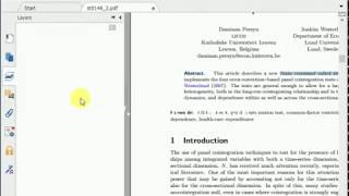 westerlund panel cointegration test stata [upl. by Navets]