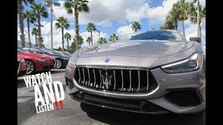 FIRST DRIVE 2019 Maserati Ghibli S GranSport [upl. by Akemeuwkuhc]