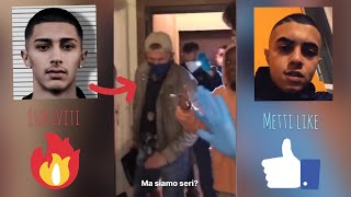 LA POLIZIA IRROMPE IN DIRETTA IN CASA DI BABY GANG E SACKY E DISTRUGGE TUTTO PER PERQUISIRLI [upl. by Lemrahc]