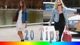 20 Style Tips On How To Wear A Denim Jacket [upl. by Cahan]