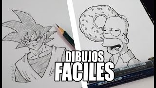 DIBUJOS FÁCILES DE HACER PARA PRINCIPIANTES 1  BillyArt [upl. by Eizus]