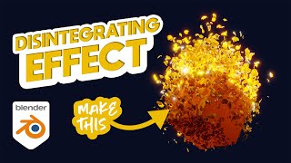 How to Create a Disintegration Effect in Blender [upl. by Abrahams952]