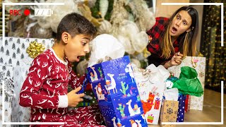 We CAUGHT our SON Opening Christmas Presents EARLY  The Royalty Family [upl. by Yalhsa]