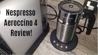 Nespresso Aeroccino 4 Milk Frother Review  Worth upgrading from the Aeroccino 3 [upl. by Naylor]