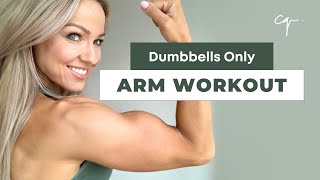 Arm Workout at Home  Dumbbells Only [upl. by Llezniuq701]