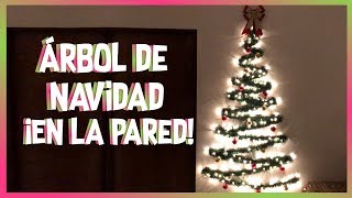 🎄 ÁRBOL de NAVIDAD en la PARED Adornos NAVIDEÑOS CHRISTMAS TREE decorations [upl. by Yerok444]