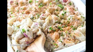 Tuna Macaroni Salad  Easy Pasta Salad Recipe  I Heart Recipes [upl. by Niroc967]