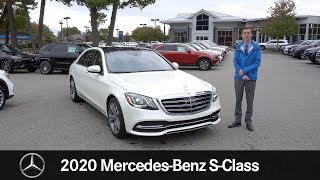 2020 MercedesBenz SClass S 450 Sedan  Video tour with Spencer [upl. by Eeliab]