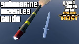 Submarine guided missiles  GTA Online guides [upl. by Eetak]