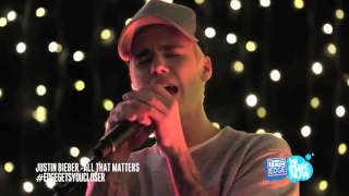 Justin Bieber  All That Matters live acoustic HD [upl. by Vial217]