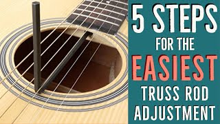 5 Steps for the EASIEST TRUSS ROD Adjustment [upl. by Dowell]