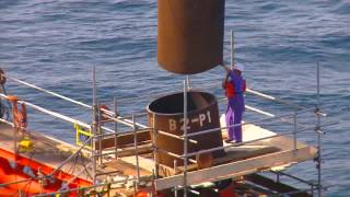 Offshore Platform Installation Jacket Installation and Topside Installation [upl. by Annael]