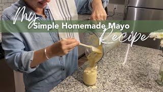 How to Make Homemade Mayonnaise in a Vitamix Blender  Quick amp Easy Recipe [upl. by Wildermuth]