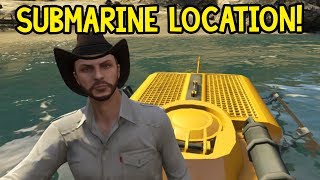 How to Find the Submarine GTA 5 Location Guide [upl. by Fatsug]