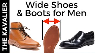 The Best Shoes For Wide Feet  Wide Dress Shoes and Boots for Men [upl. by Lanuk468]