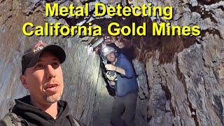 Metal Detecting amp Exploring California Gold Mines [upl. by Aratal]