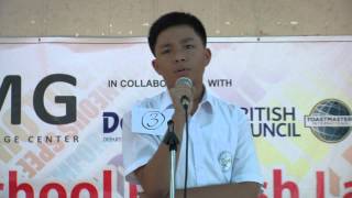 Extemporaneous Speech Contest  Finalist 02 [upl. by Gerson132]