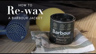 How to Rewax Your Barbour Jacket [upl. by Hagep]