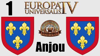 Eu4 MEIOU amp Taxes 30  Anjou Ep1 [upl. by Anelah732]