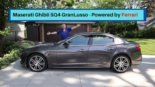 Review  Maserati Ghibli SQ4 GranLusso  Powered by FERRARI [upl. by Hunter]