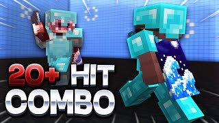 HOW TO COMBO LOCK Get 20 Hit Combos Minecraft PvP Tutorial [upl. by Beckman]